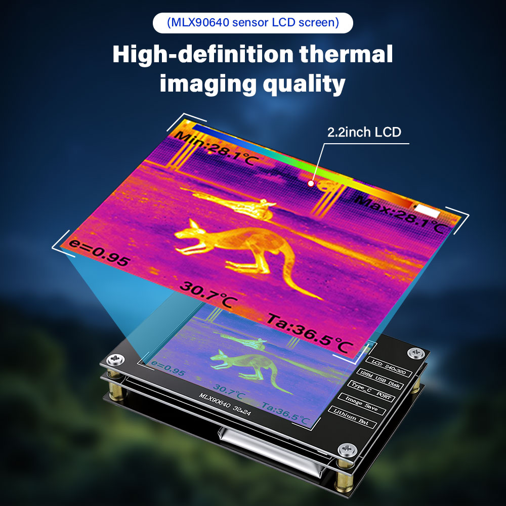 -40 ℃ ~300 ℃   휴대용 적외선 이미저 3.2 - Thermal Imaging Camera Pcb Repair 리뷰 및 가격
